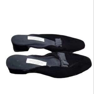 Vintage Amy Jo Gladstone Womens Y2K Velvet shoes heels sz 5.5
